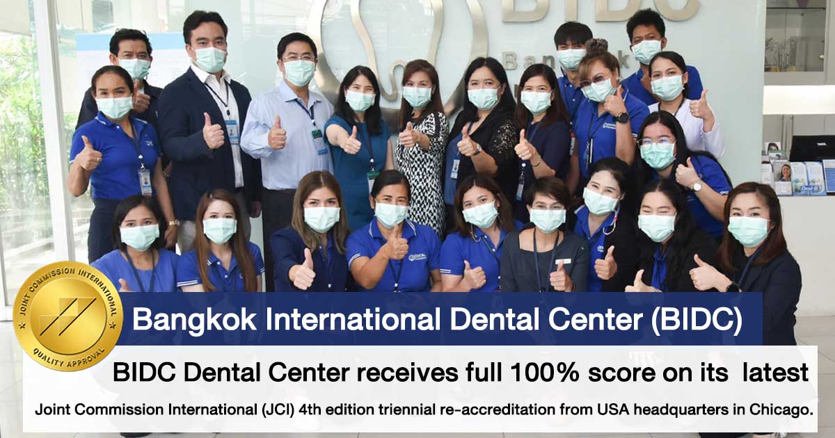 BIDC full 100 score on JCI