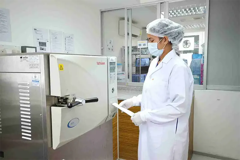 dental clinic sterilization room