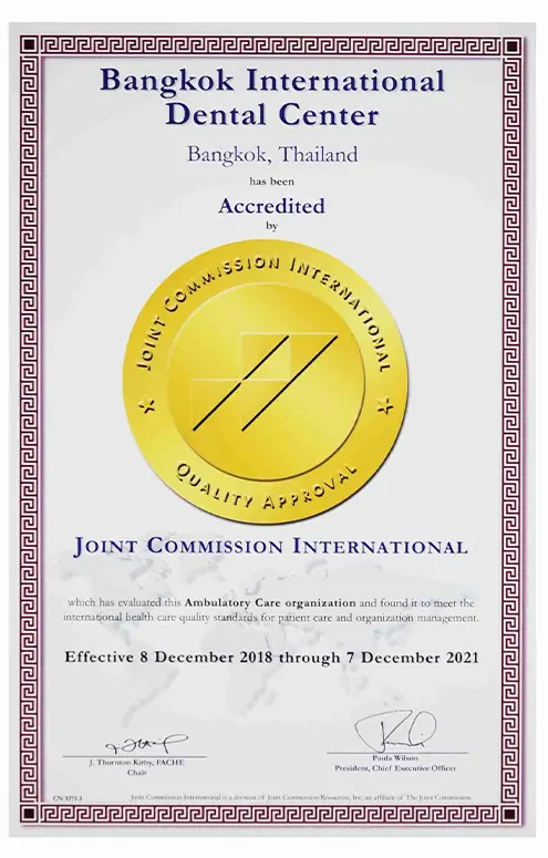 JCI certificate 2018